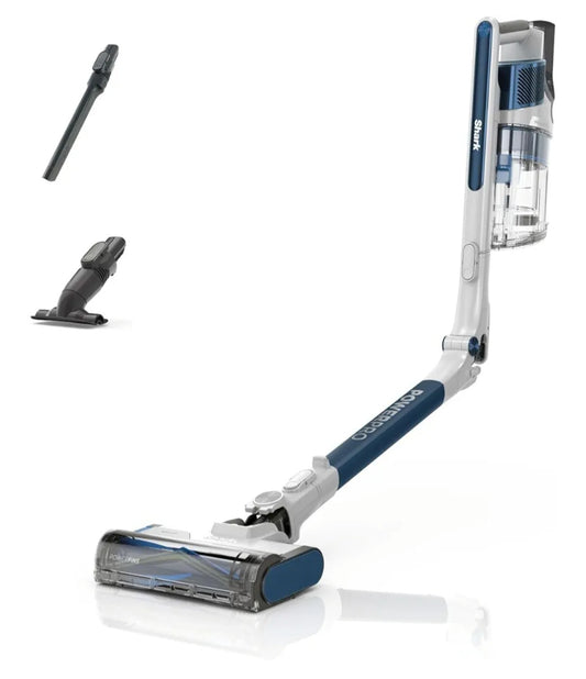 Shark PowerPro Cordless Stick Vacuum Cleaner, Lightweight, Floor Detect Technology, Anti-Hair Wrap Technology, Anti-Allergen Complete Seal, Flexible, Handheld mode, Navy Metallic, IZ380UK